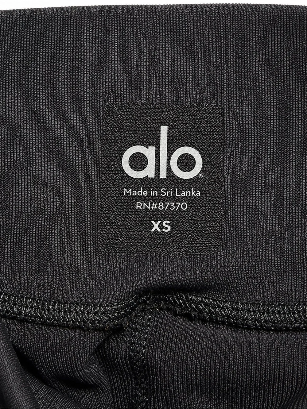 ALO Yoga Black Laser-Cut Performance Leggings cropped size XS $35.00